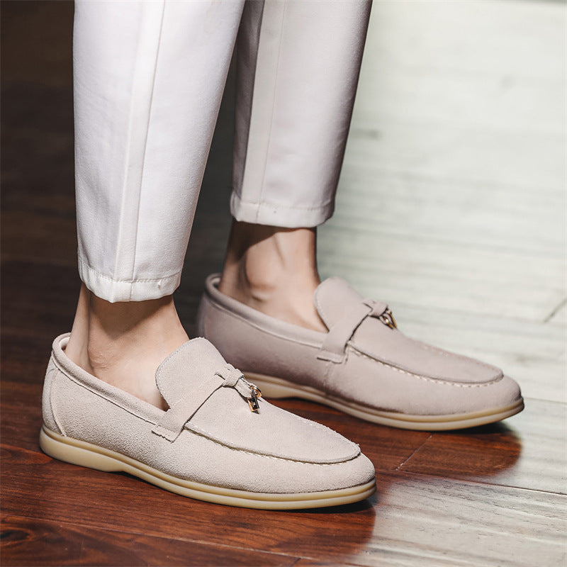 Davide | Luxueuze suede Loafers instappers met Tassel