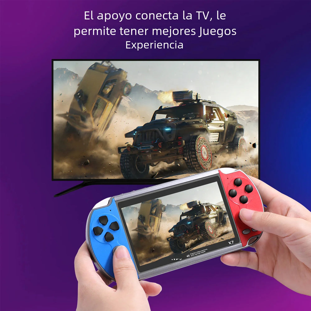 CALORA_ Vortex X7 | Handheld Game Console met 10000 Games
