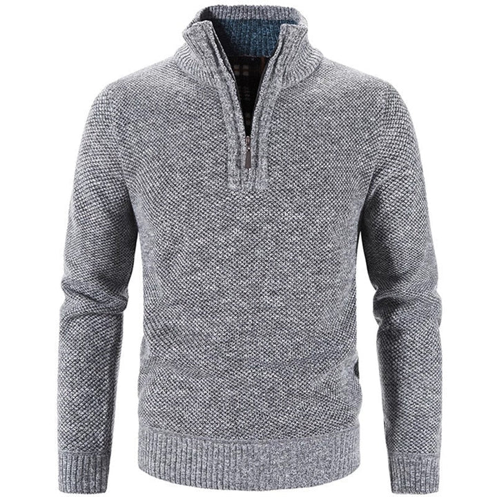 Wintertrui Fleece Trui met halve rits