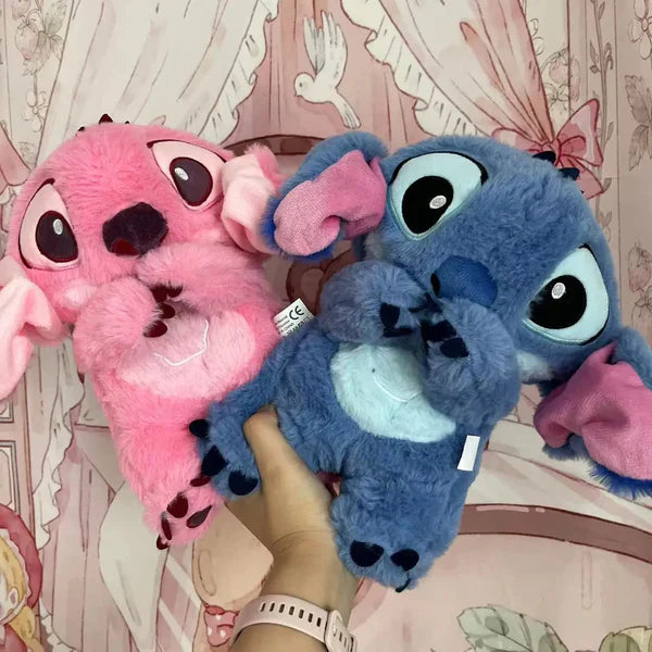 CuddlyCufs | Stitch Rustgevend Knuffeldier - Betere Slaap voor Baby’s