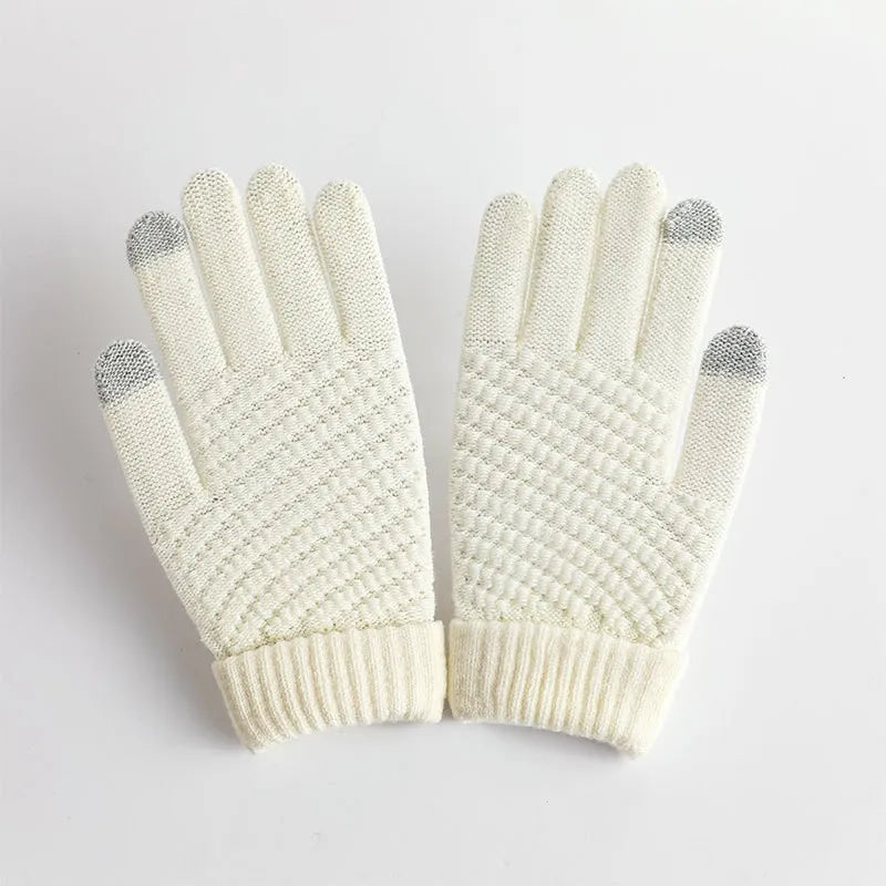 Dames Kasjmier Gebreide Winterhandschoenen