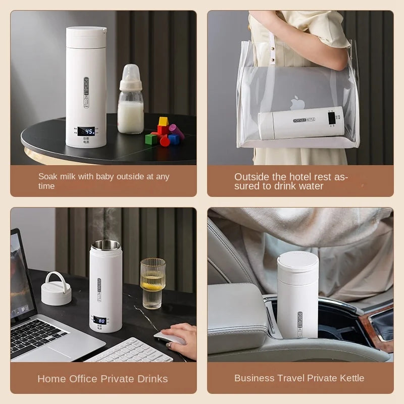 CALORA_ Reis Elektrische Ketel voor Snel Kokend Water en Baby Melk - 500ML