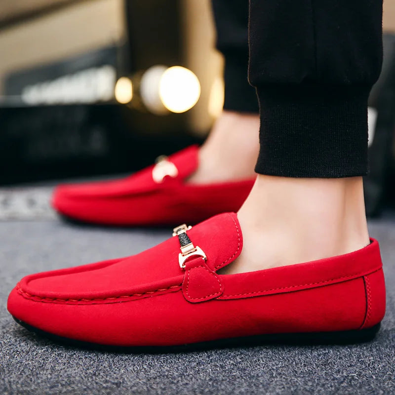 Giuliano | Elegante Suède Slip-on Loafers - Instappers