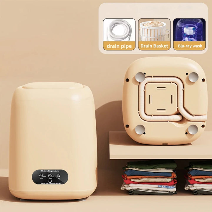 CALORA_ Hadro | Mini Draagbare Wasmachine met Centrifuge