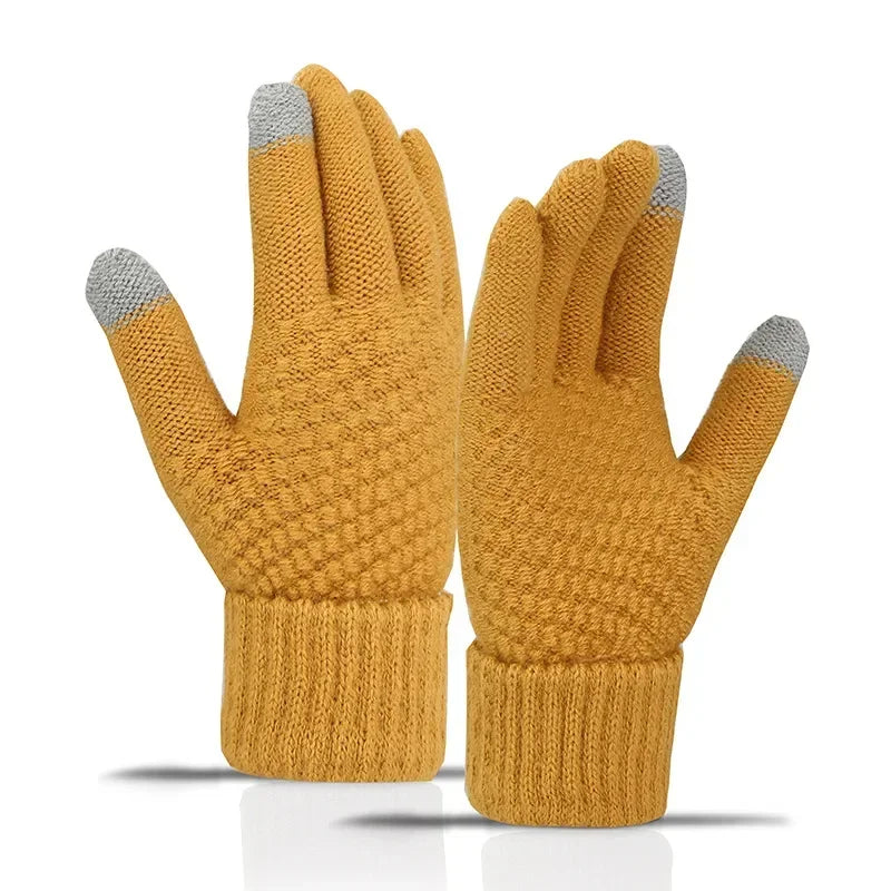 Dames Kasjmier Gebreide Winterhandschoenen