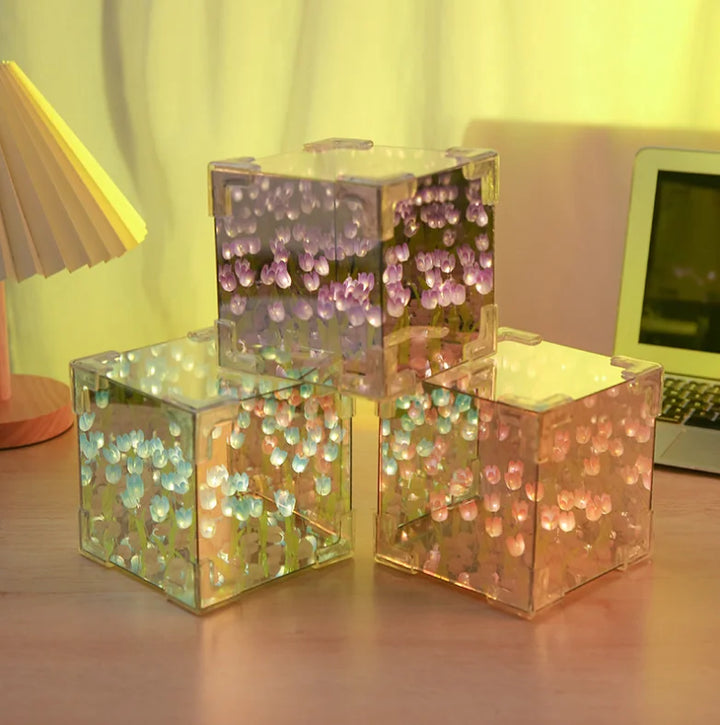 CALORA_ Infinity Bloom Tulip Lamp voor Magische Verlichting