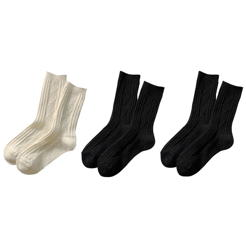 CALORA_ Cashmere Sokken - 3 Paar Dames Winterwarmteset