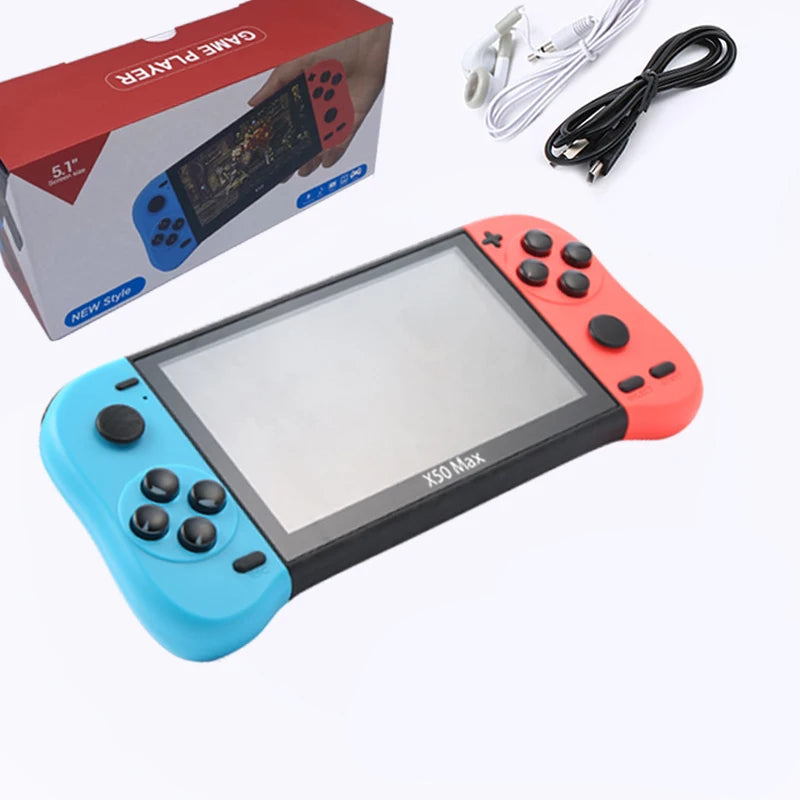 CALORA_ X50 MAX | Handheld Game Console voor PS1 Retro Games - 64GB - 15000 Games