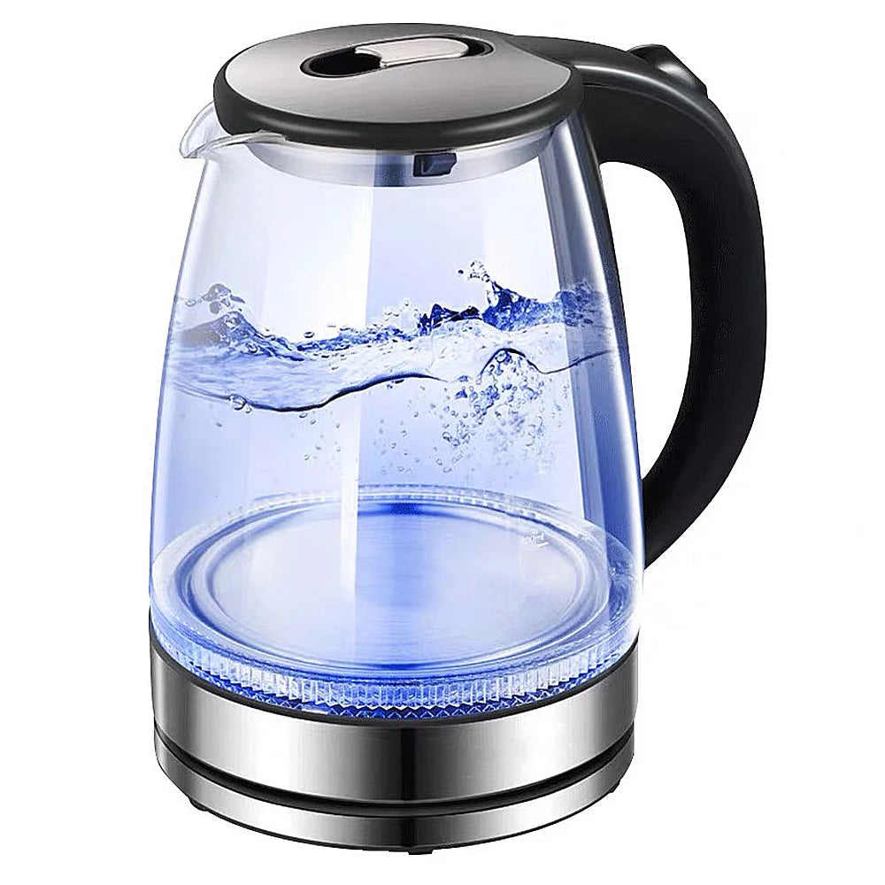 CALORA_ 220V 1.8L Glazen Theeketel Waterkoker 1500-1800W Droog Koken Bescherming
