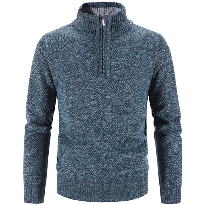 Wintertrui Fleece Trui met halve rits