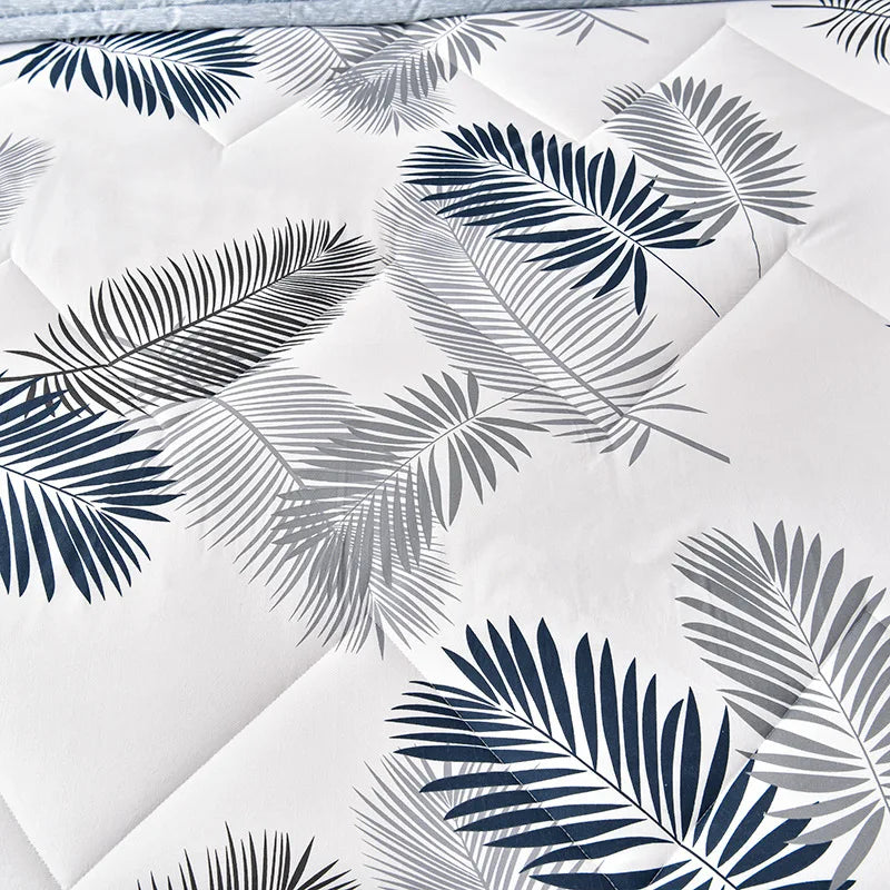 CALORA_ Plaid Koel Deken | Washed Katoen Lichtgewicht Comforter