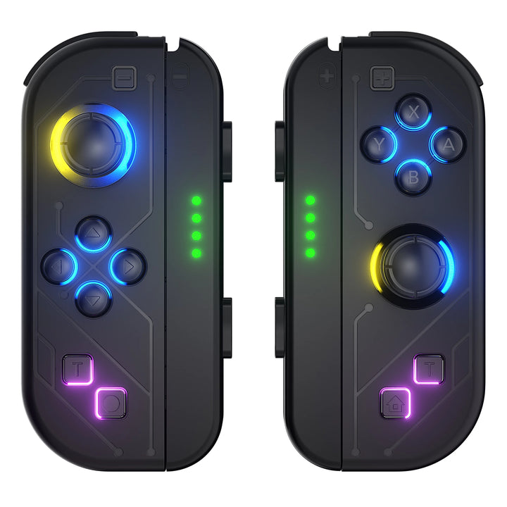CALORA_ Draadloze Bluetooth Gamecontroller met LED verlichting voor Switch