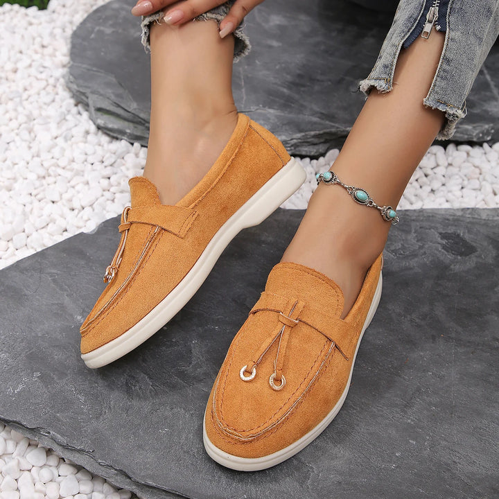 Chic & Comfort Loafers | Dames Leren Instappers voor de Herfst en Lente