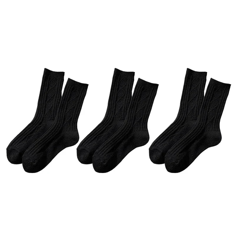 CALORA_ Cashmere Sokken - 3 Paar Dames Winterwarmteset