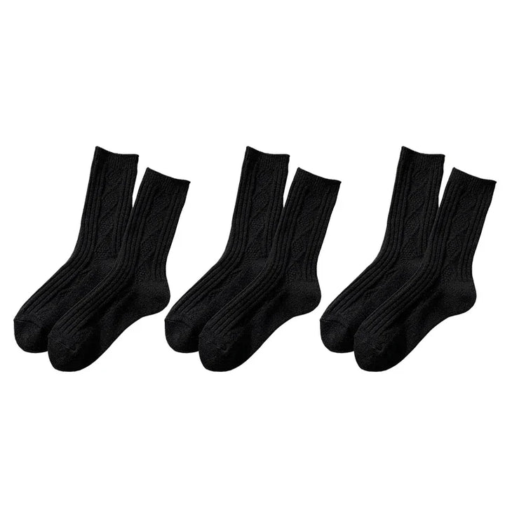CALORA_ Cashmere Sokken - 3 Paar Dames Winterwarmteset