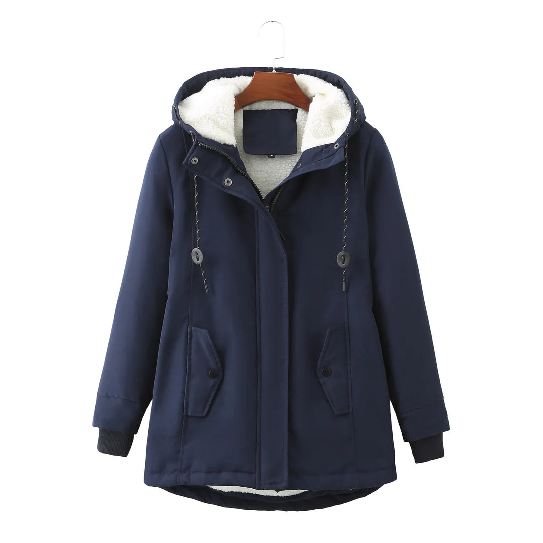 Lyla | Winterparka dames warme katoenen jas