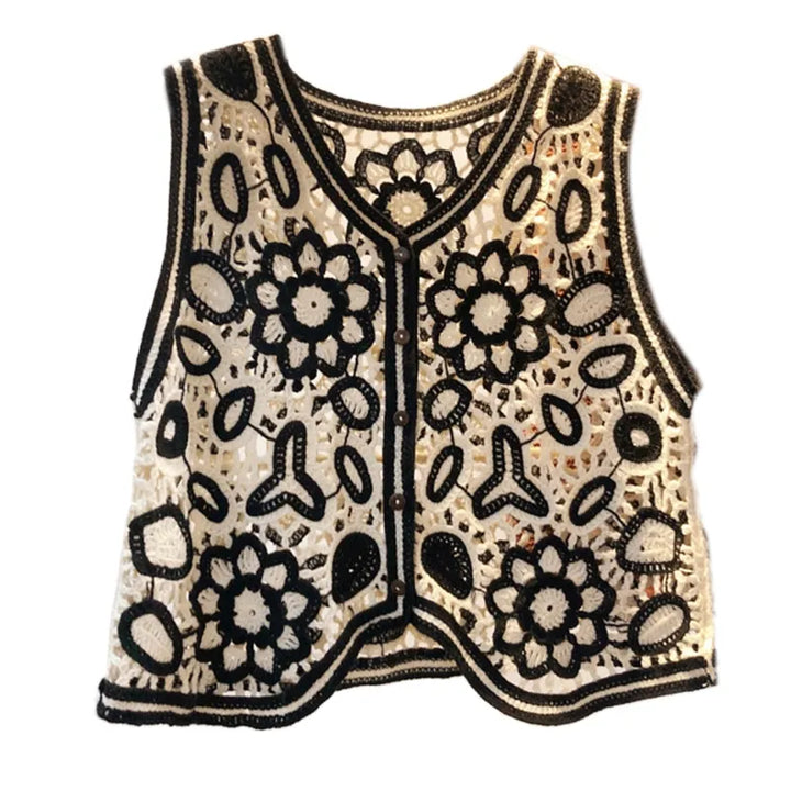 Esther | Gebreide Vintage Crocheted Vest