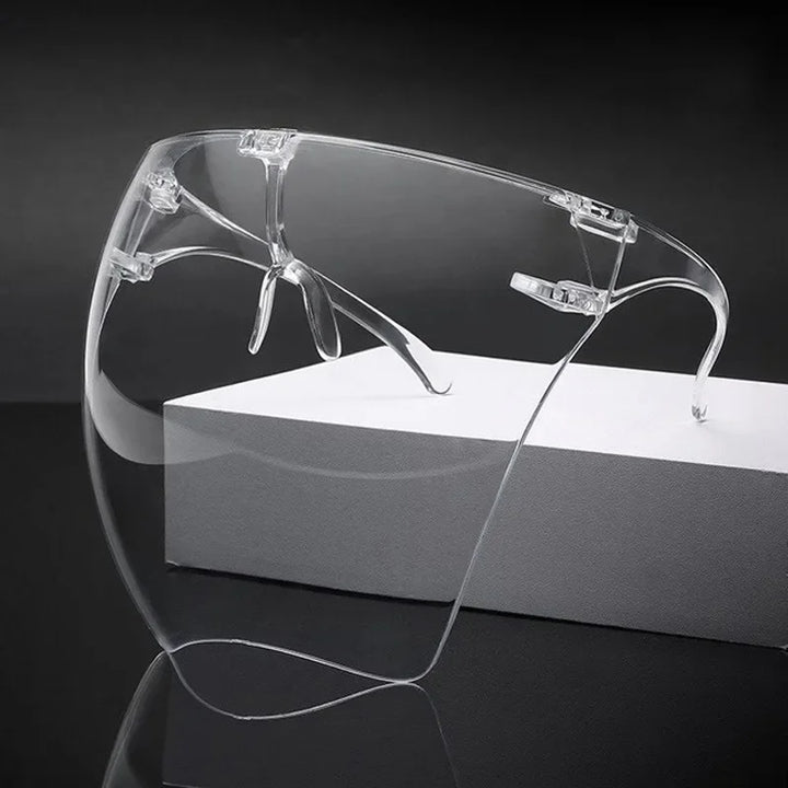 CALORA_ Transparant Gelaatsscherm Unisex Oogschildmasker voor Gezichtsbescherming