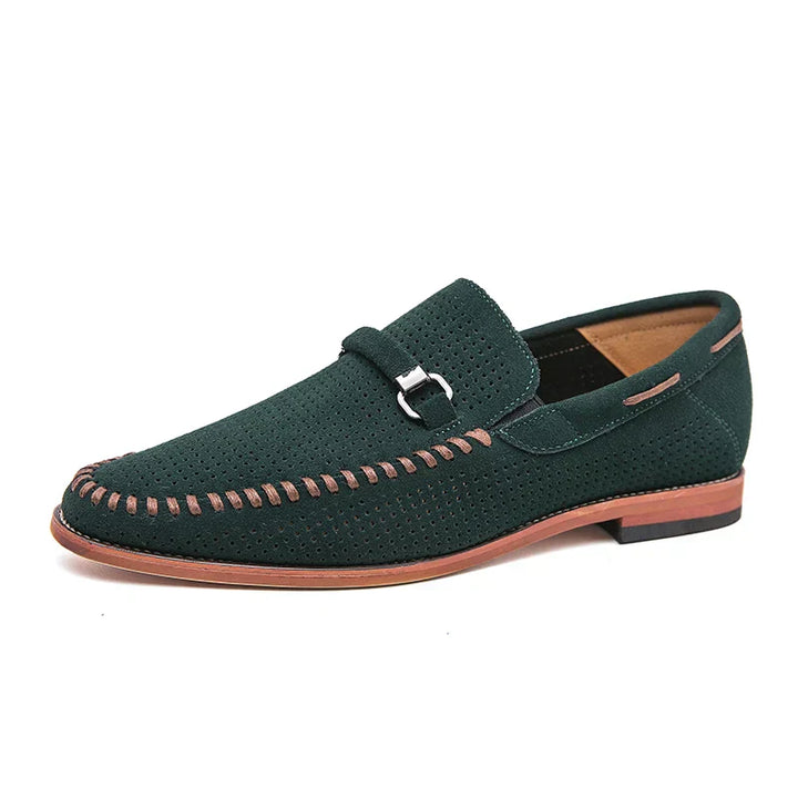 Gabriel | Stijlvolle Loafers met Gesp Detail en stiksels