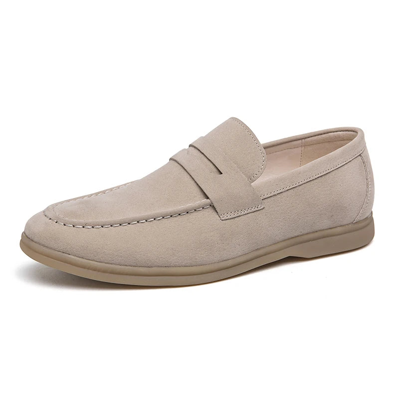 Raffaele | Luxueuze Suède Loafers - heren instappers