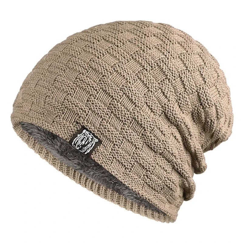 Warme gebreide Beanie Fiets Muts