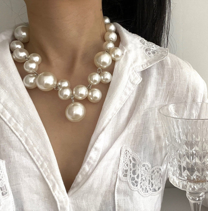 CALORA_ Adembenemende Parelketting voor een Elegante Look