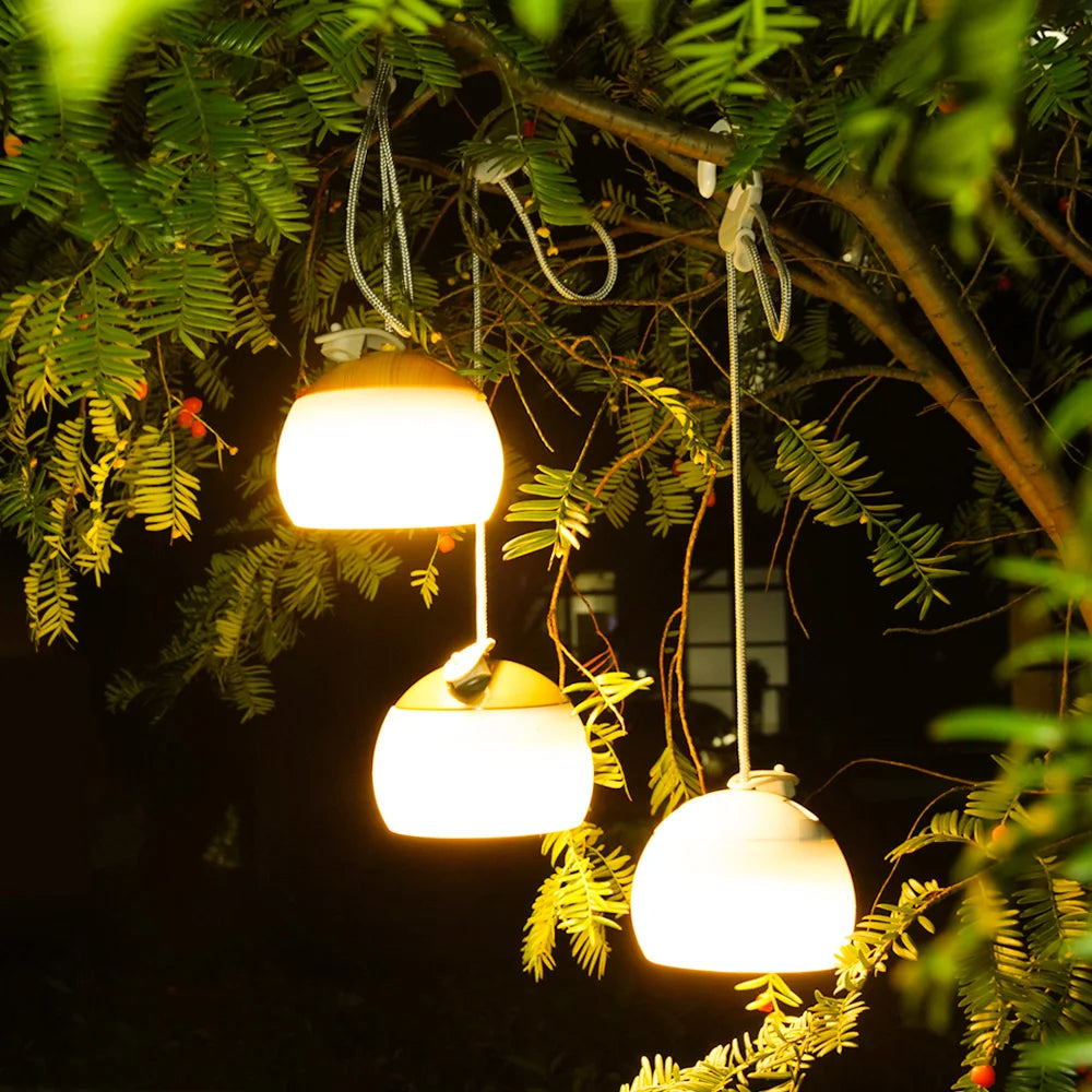 CALORA_ Retro Camping Lantaarn Usb Oplaadbaar Licht Voor Buitenavonturen
