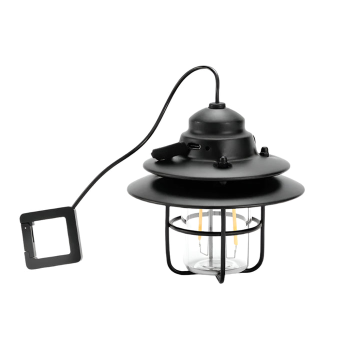 CALORA_ Retro Camping Lantaarn Usb Oplaadbaar Licht Voor Buitenavonturen
