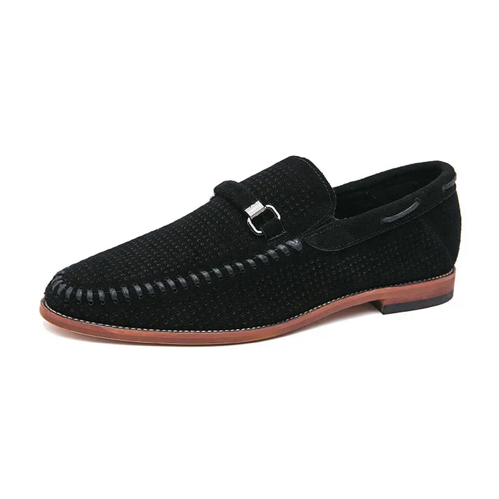 Gabriel | Stijlvolle Loafers met Gesp Detail en stiksels