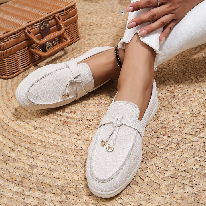 Chic & Comfort Loafers | Dames Leren Instappers voor de Herfst en Lente