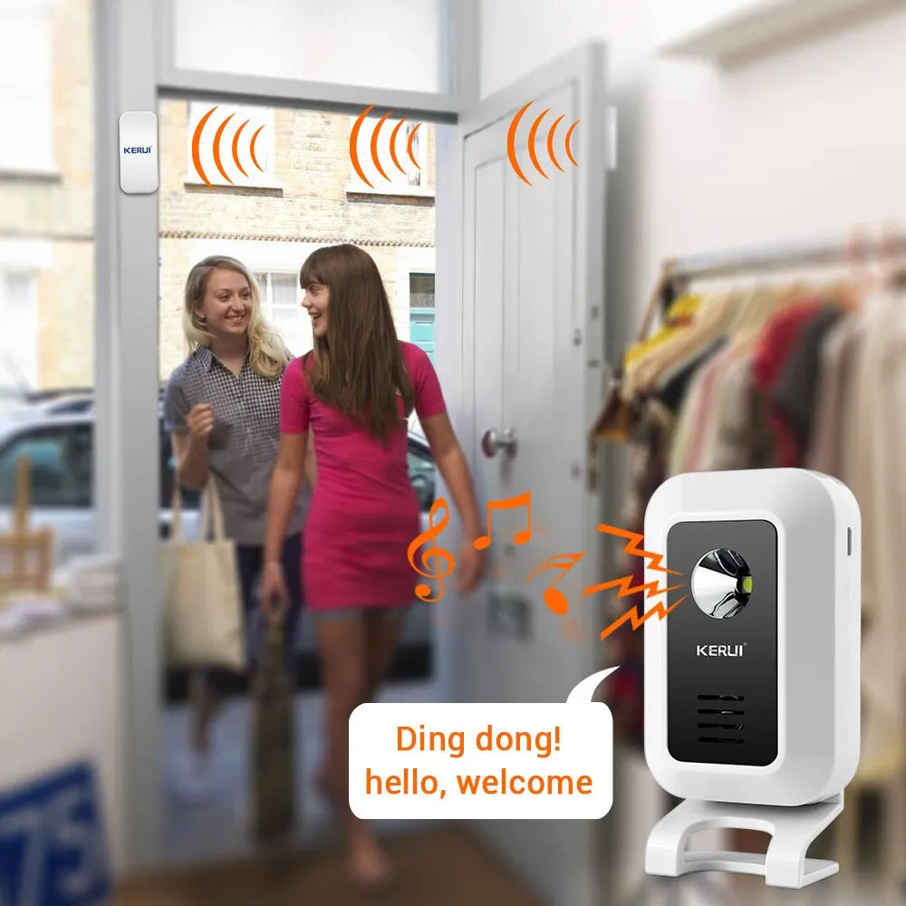 CALORA_ Fluxion | Draadloos Welkomst- en Alarmsysteem Deurbel | Bewegingssensor