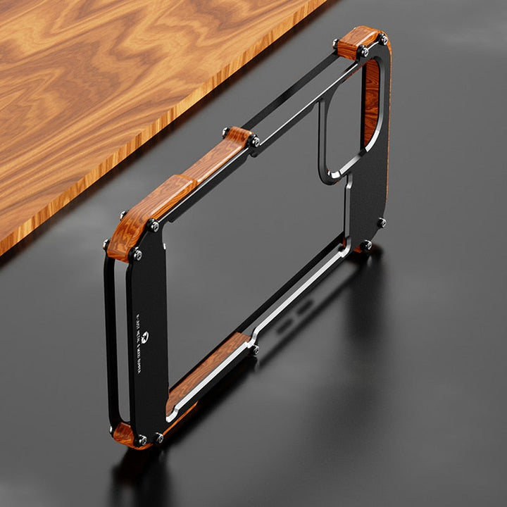 CALORA_ Boostiq | iPhone Case met houtafwerking