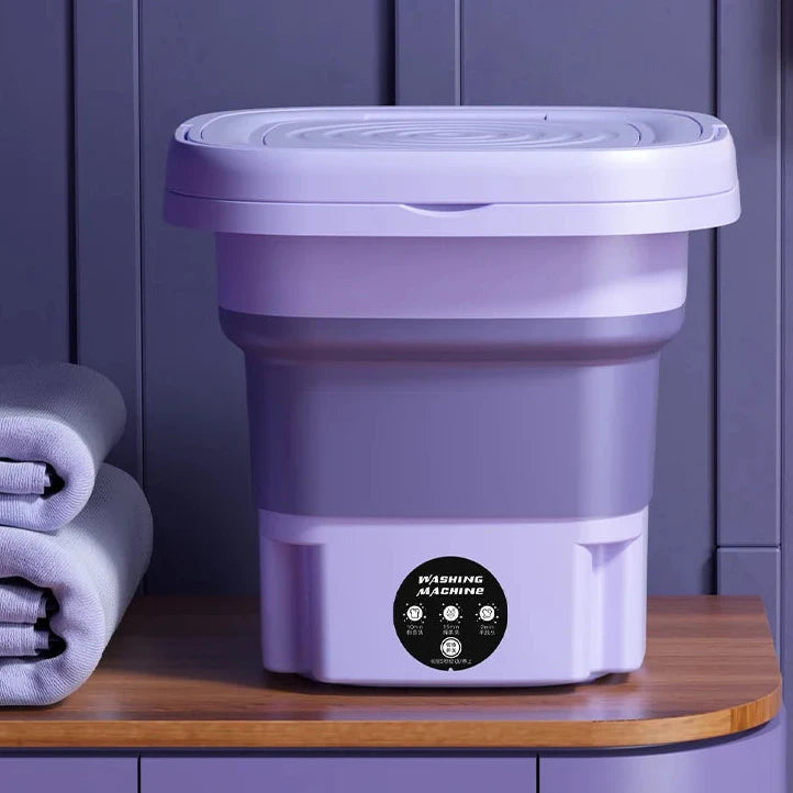 CALORA_ Hadro Max | Vouwbare Draagbare Mini Wasmachine voor Kleding, Sokken en Ondergoed