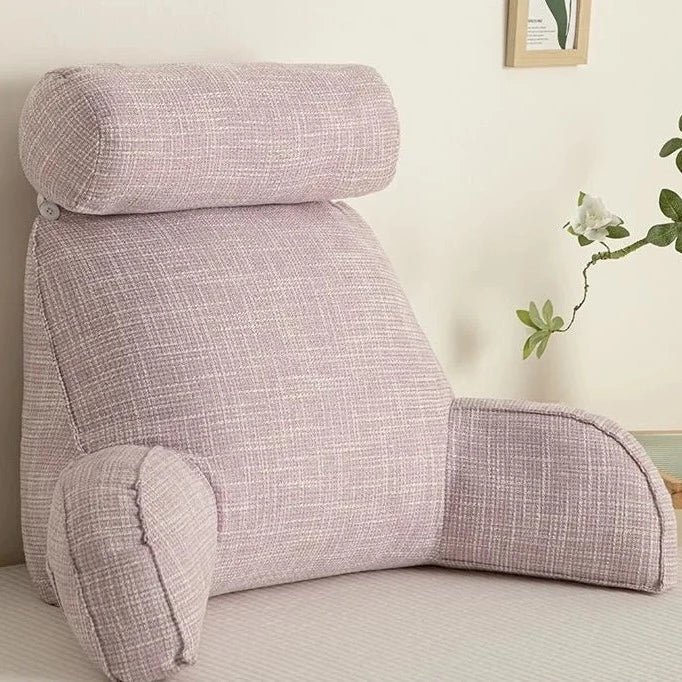 CALORA_ Ergonomisch Rugkussen met Verstelbare Hoofdsteun en Armsteunen