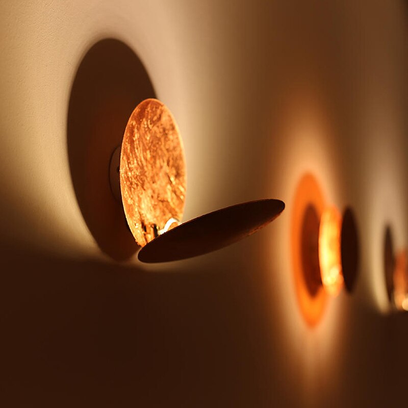 CALORA_ Moderne Premium Wandlamp met Zonne-Eclips Ontwerp