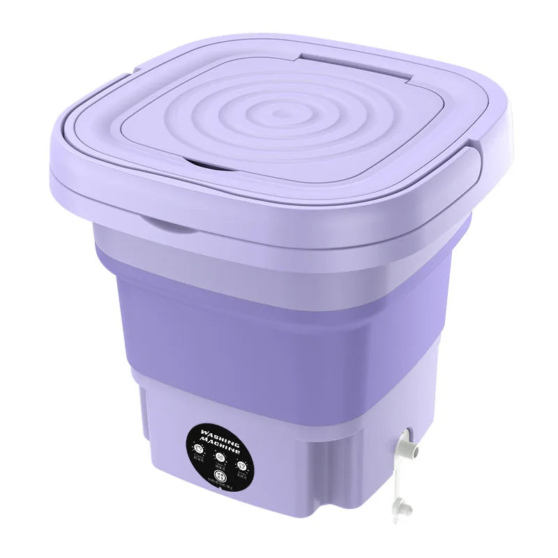 CALORA_ Hadro Max | Vouwbare Draagbare Mini Wasmachine voor Kleding, Sokken en Ondergoed