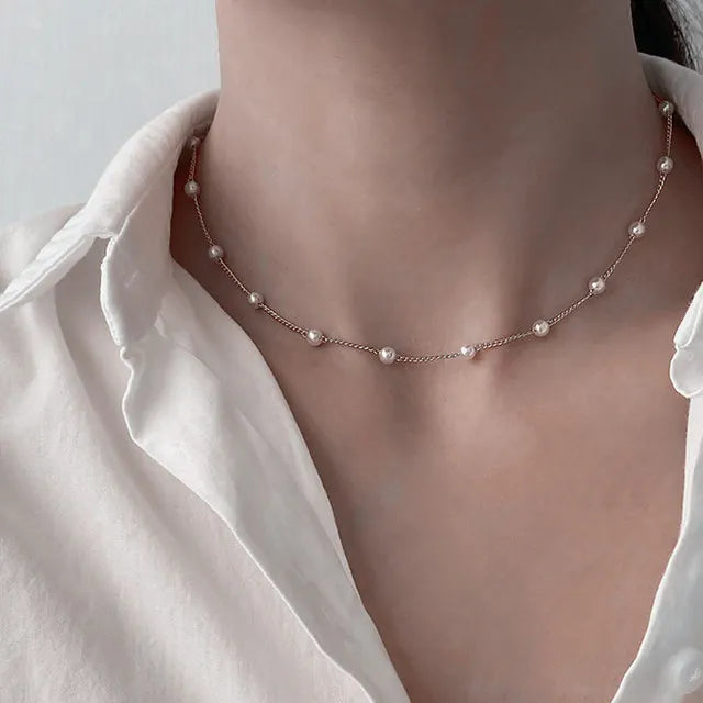 Amorelle | Dunne Dames Choker Ketting