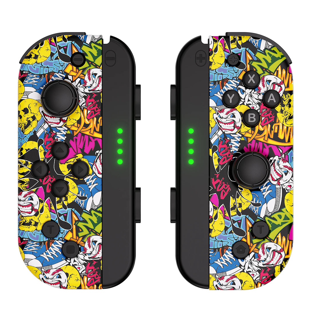 CALORA_ Draadloze Bluetooth Gamecontroller met LED verlichting voor Switch