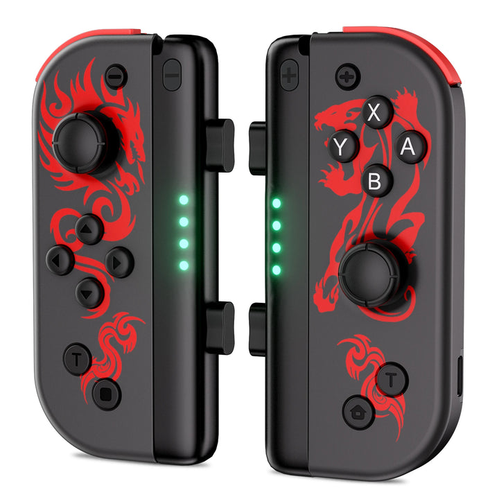 CALORA_ Draadloze Bluetooth Gamecontroller met LED verlichting voor Switch