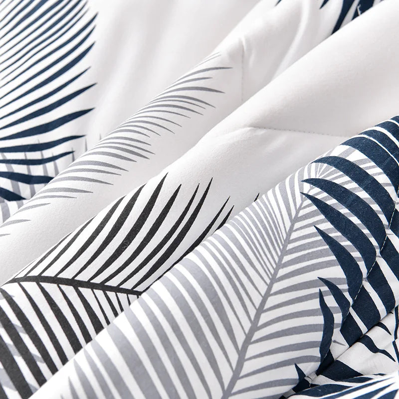 CALORA_ Plaid Koel Deken | Washed Katoen Lichtgewicht Comforter