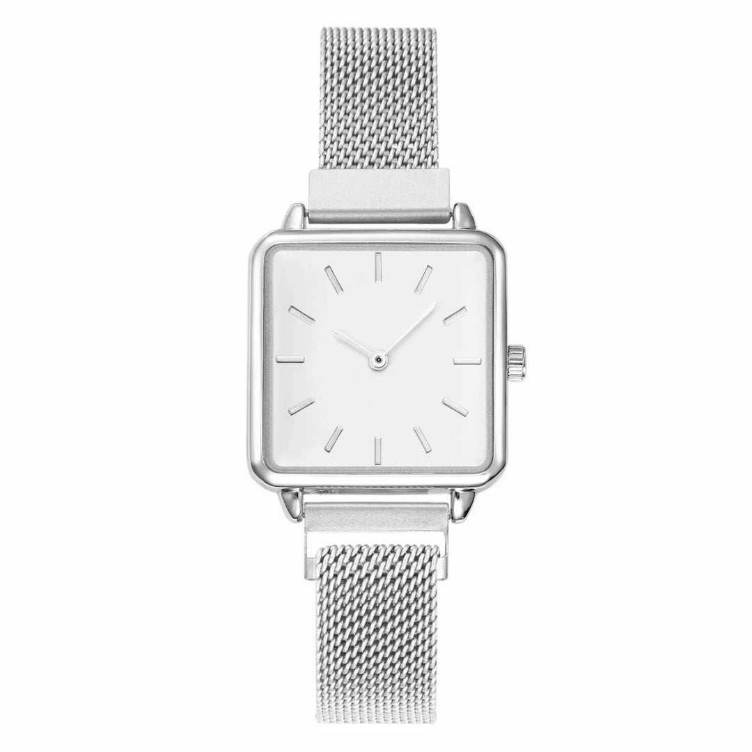 Précise | Elegant vierkant horloge voor dames