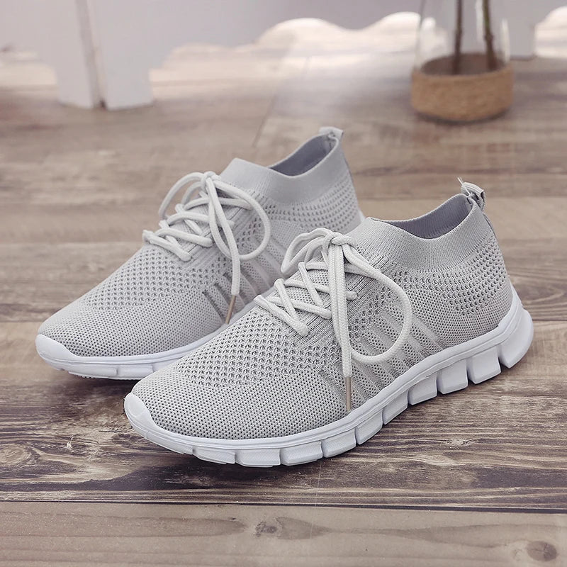 Fiona | Ademend Mesh en stijlvolle Sportieve Slip-on Instappers