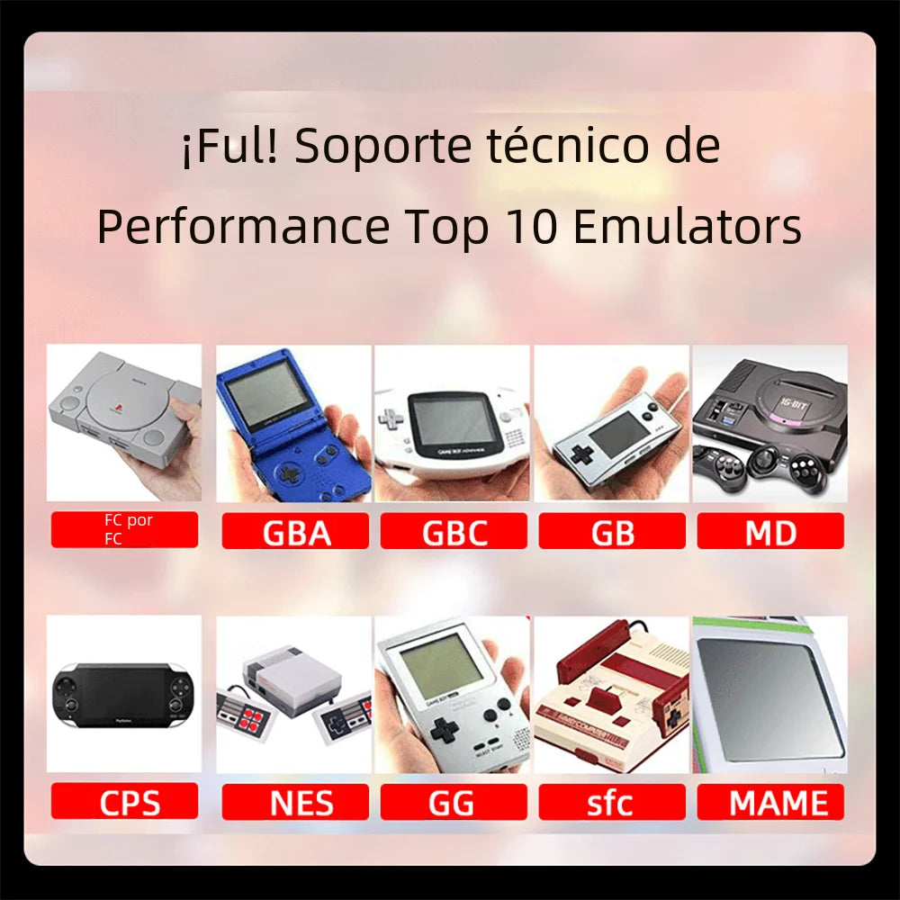 CALORA_ Vortex X7 | Handheld Game Console met 10000 Games