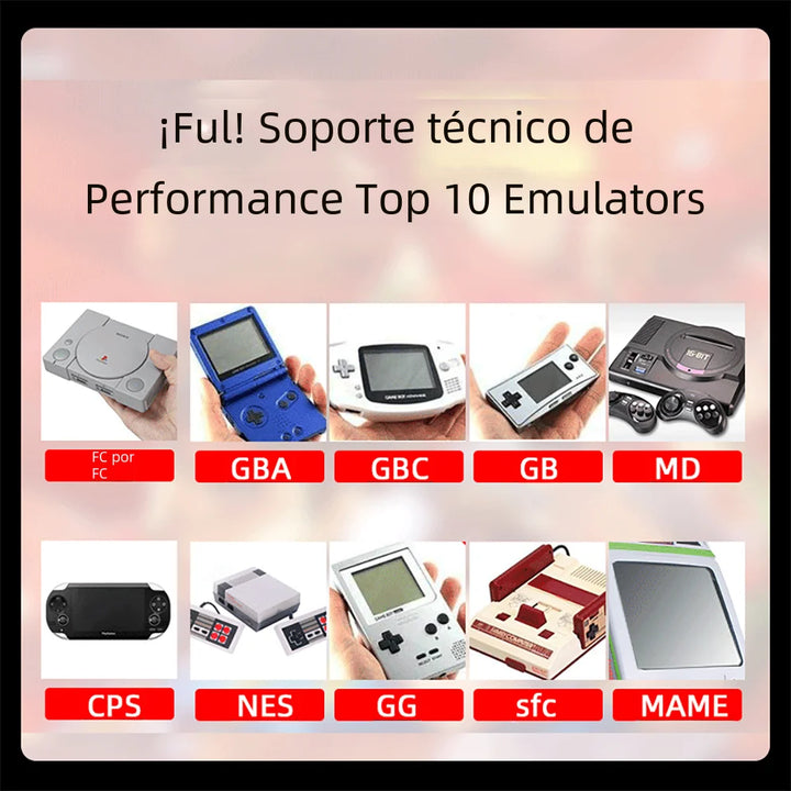 CALORA_ Vortex X7 | Handheld Game Console met 10000 Games