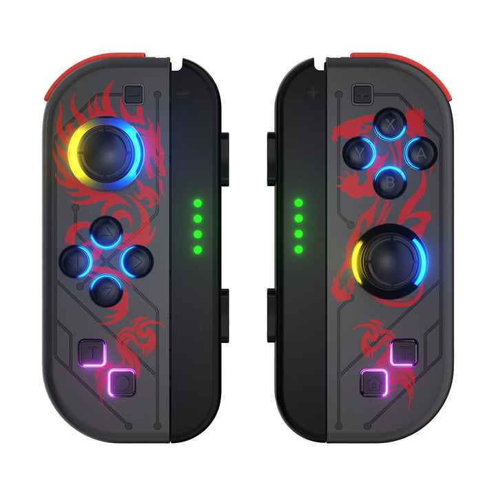 CALORA_ Draadloze Bluetooth Gamecontroller met LED verlichting voor Switch