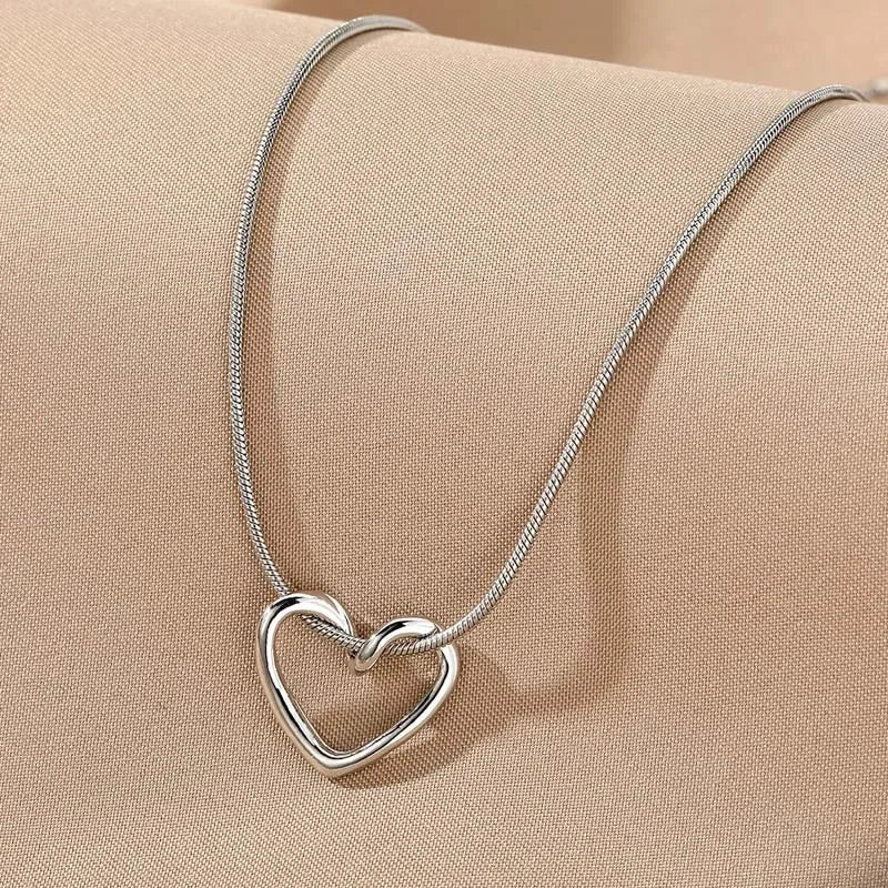 Amour | Sierlijke Liefdes Hart Hanger Ketting