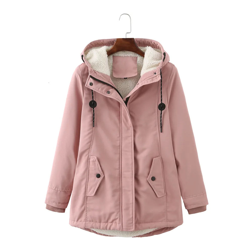 Lyla | Winterparka dames warme katoenen jas