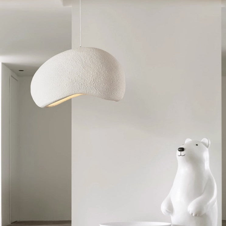 CALORA_ Cloud Linear Wabi-sabi Hanglamp - Glas en Metaal, 1 Fitting E27