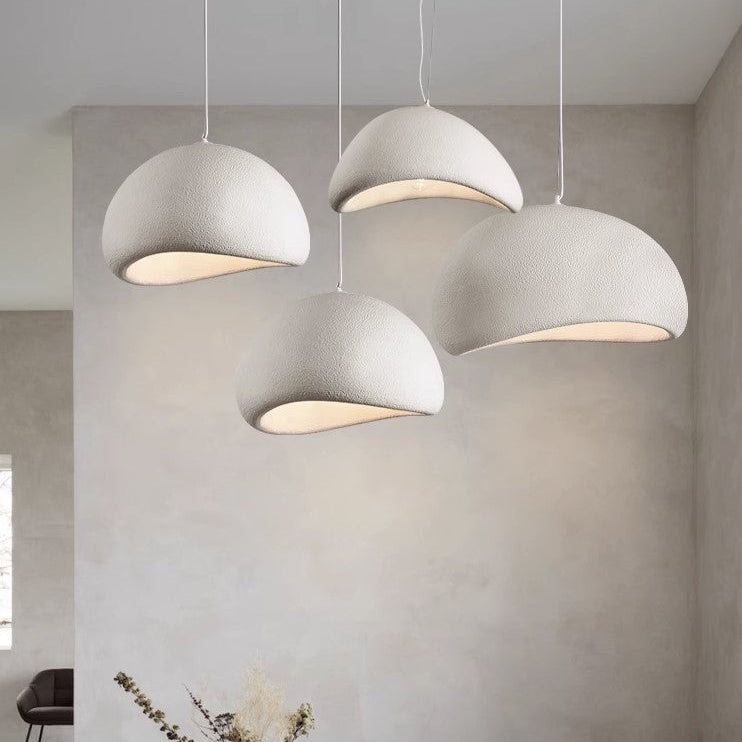 CALORA_ Cloud Linear Wabi-sabi Hanglamp - Glas en Metaal, 1 Fitting E27