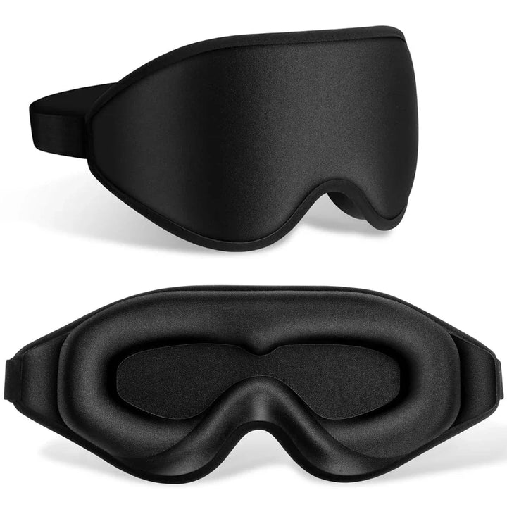 CALORA_ PureRest 3D Contoured Sleep Mask for Total Light Block and Comfort